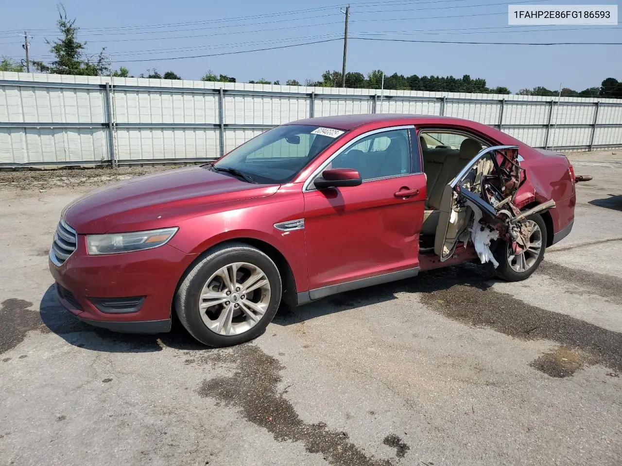 1FAHP2E86FG186593 2015 Ford Taurus Sel
