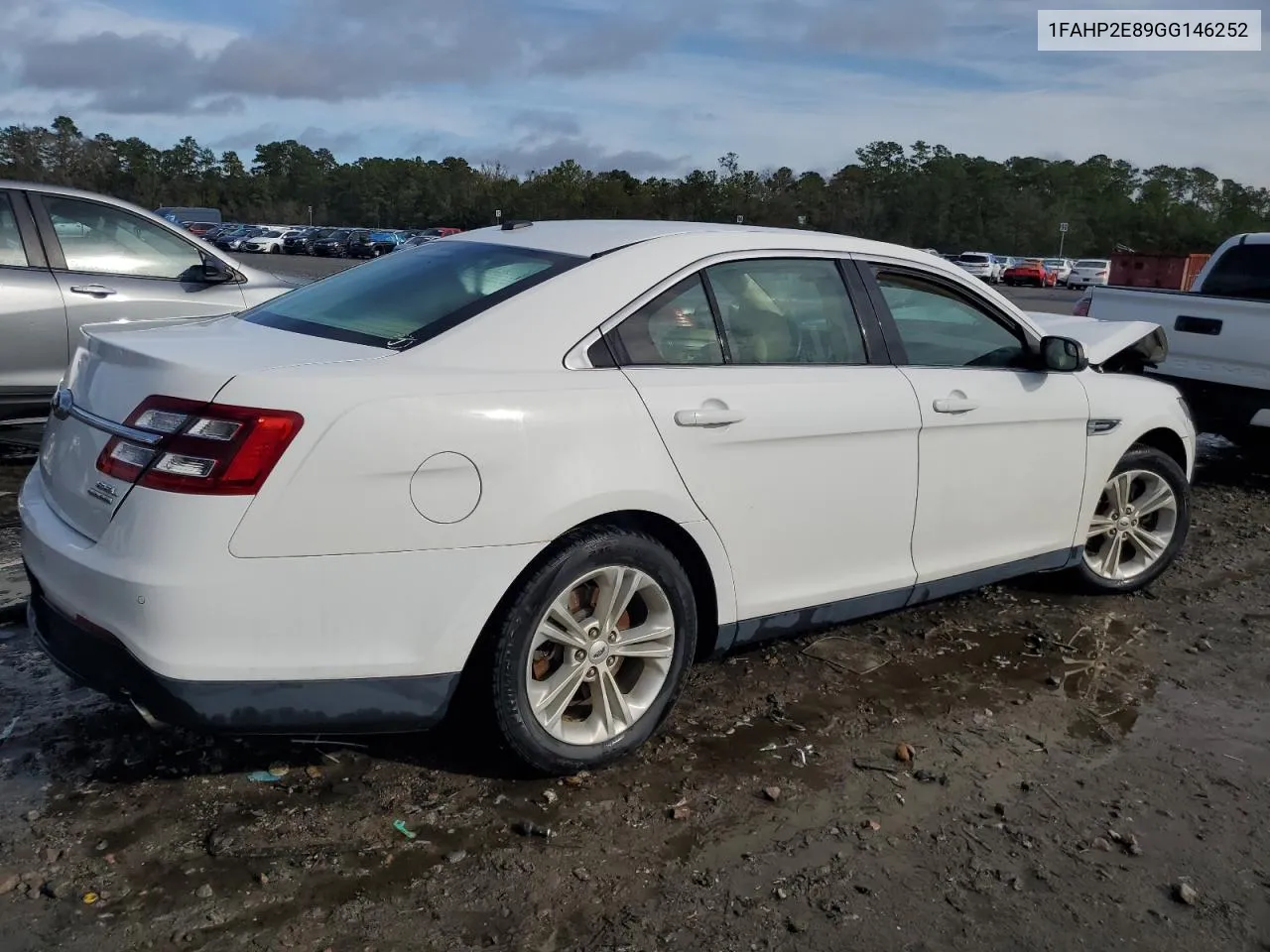 2016 Ford Taurus Sel VIN: 1FAHP2E89GG146252 Lot: 39986334