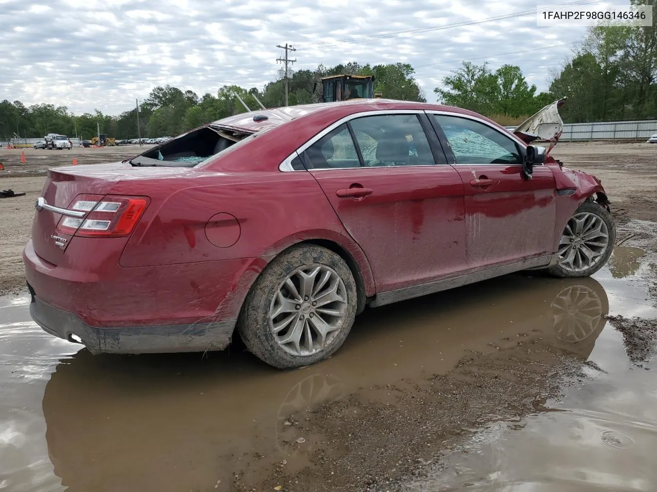 2016 Ford Taurus Limited VIN: 1FAHP2F98GG146346 Lot: 48523434