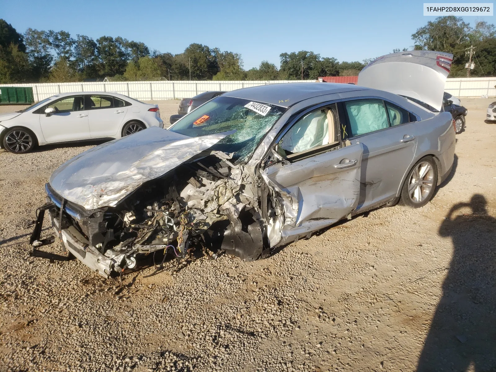 2016 Ford Taurus Se VIN: 1FAHP2D8XGG129672 Lot: 48741254