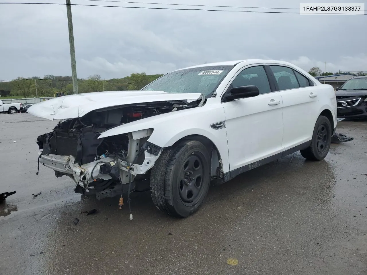 1FAHP2L87GG138377 2016 Ford Taurus Police Interceptor