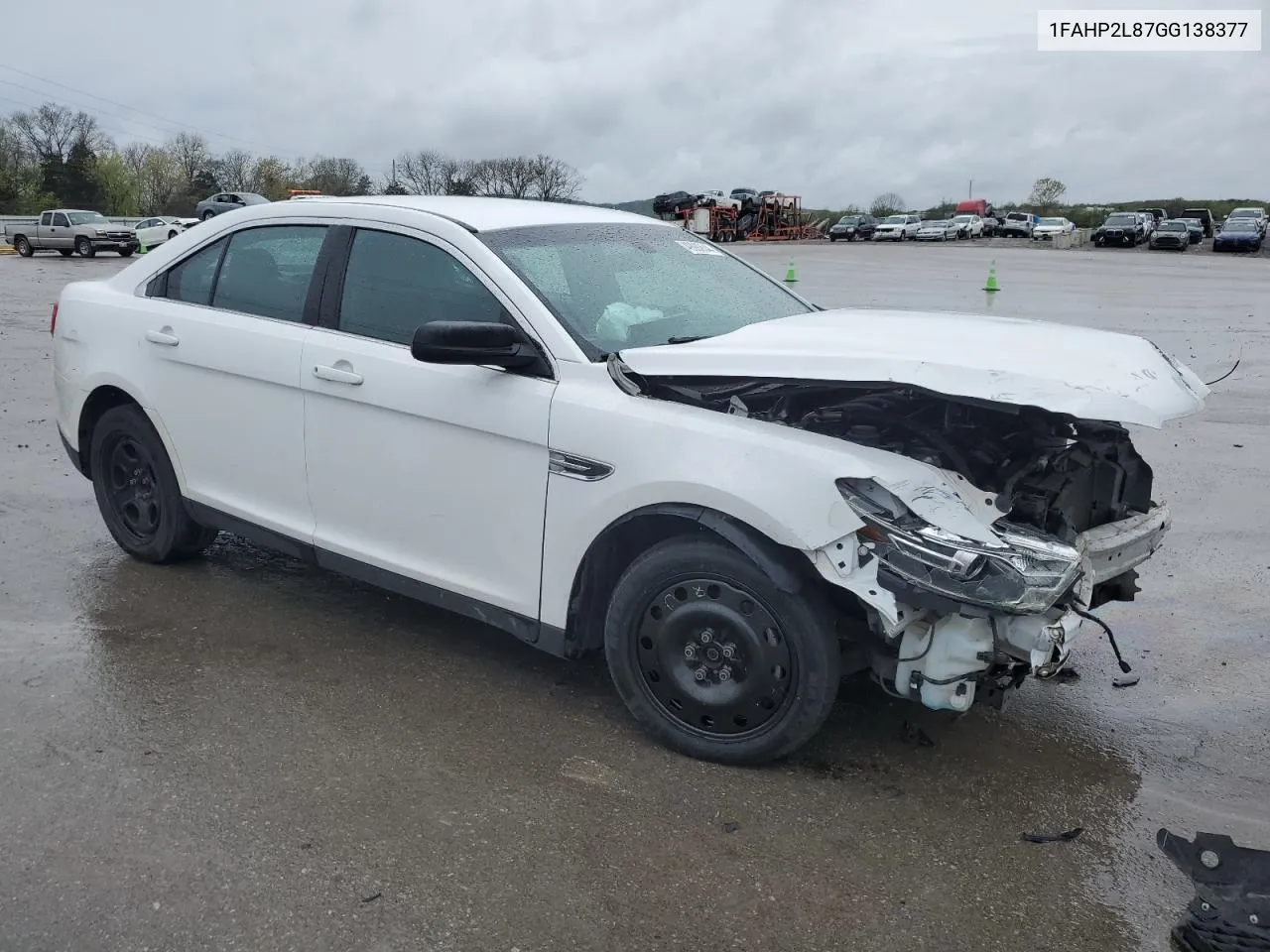 2016 Ford Taurus Police Interceptor VIN: 1FAHP2L87GG138377 Lot: 49992644