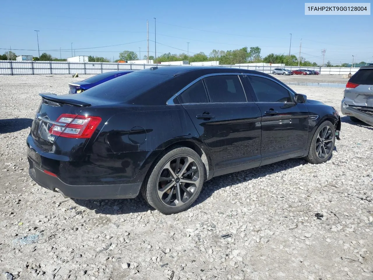 2016 Ford Taurus Sho VIN: 1FAHP2KT9GG128004 Lot: 50615364