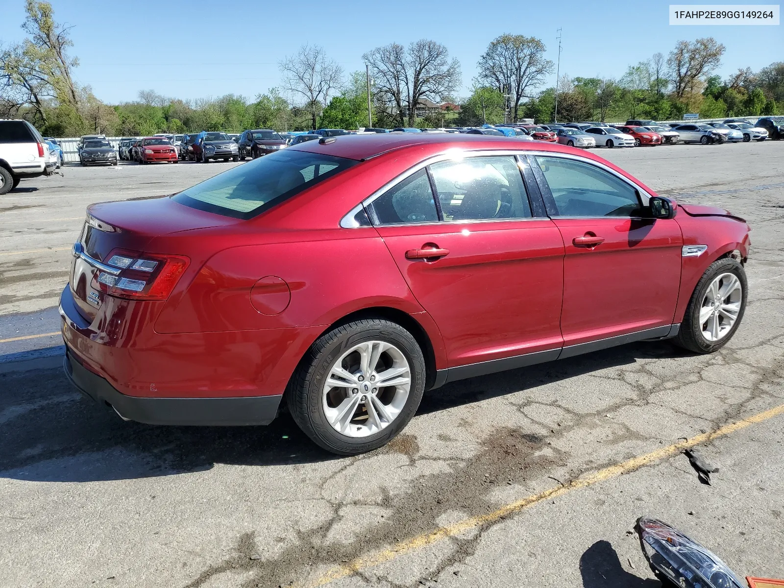 2016 Ford Taurus Sel VIN: 1FAHP2E89GG149264 Lot: 51370404