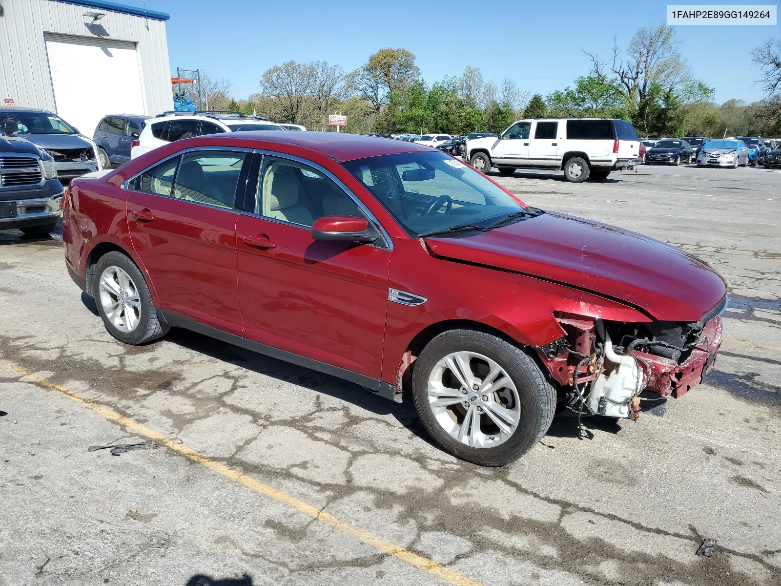 2016 Ford Taurus Sel VIN: 1FAHP2E89GG149264 Lot: 51370404