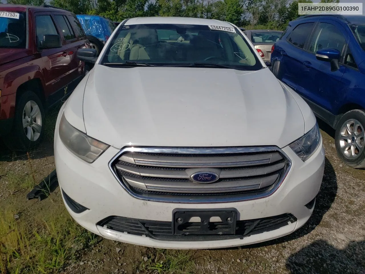 2016 Ford Taurus Se VIN: 1FAHP2D89GG100390 Lot: 53447253