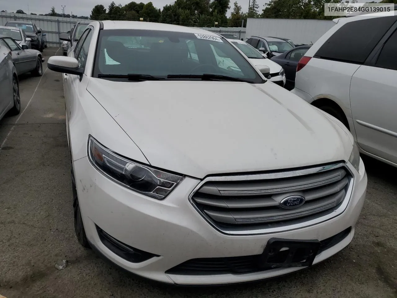 2016 Ford Taurus Sel VIN: 1FAHP2E84GG139015 Lot: 53862964