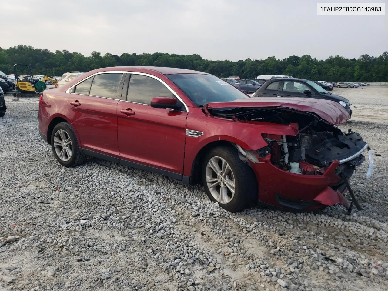 2016 Ford Taurus Sel VIN: 1FAHP2E80GG143983 Lot: 53928734