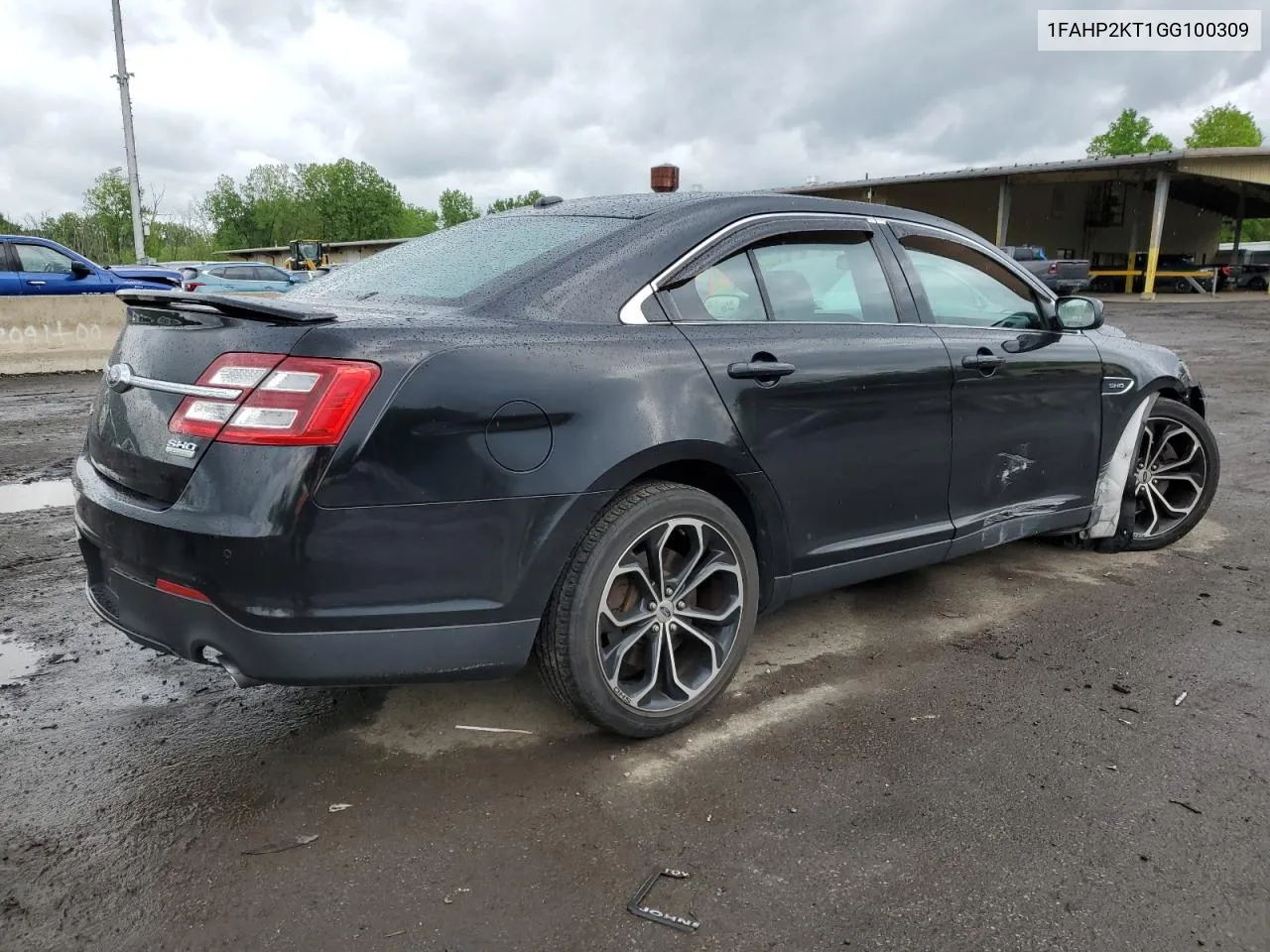 2016 Ford Taurus Sho VIN: 1FAHP2KT1GG100309 Lot: 55148434