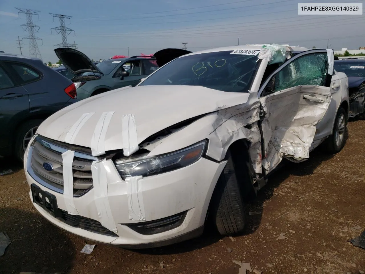 2016 Ford Taurus Sel VIN: 1FAHP2E8XGG140329 Lot: 55340394