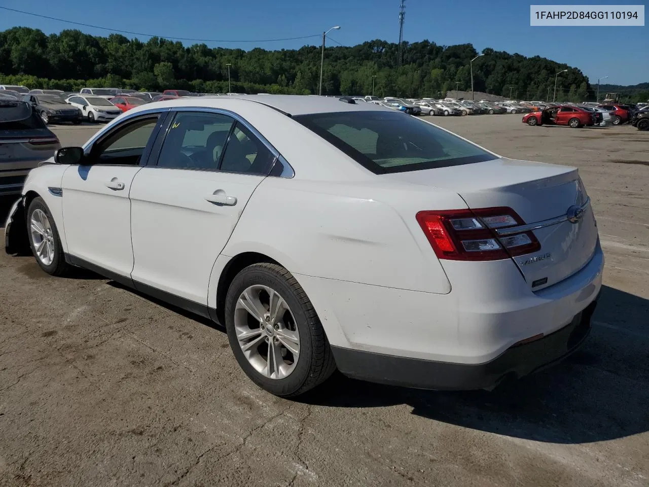 2016 Ford Taurus Se VIN: 1FAHP2D84GG110194 Lot: 58510544