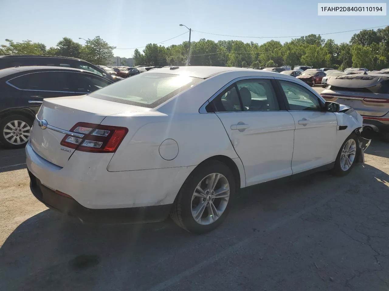 2016 Ford Taurus Se VIN: 1FAHP2D84GG110194 Lot: 58510544