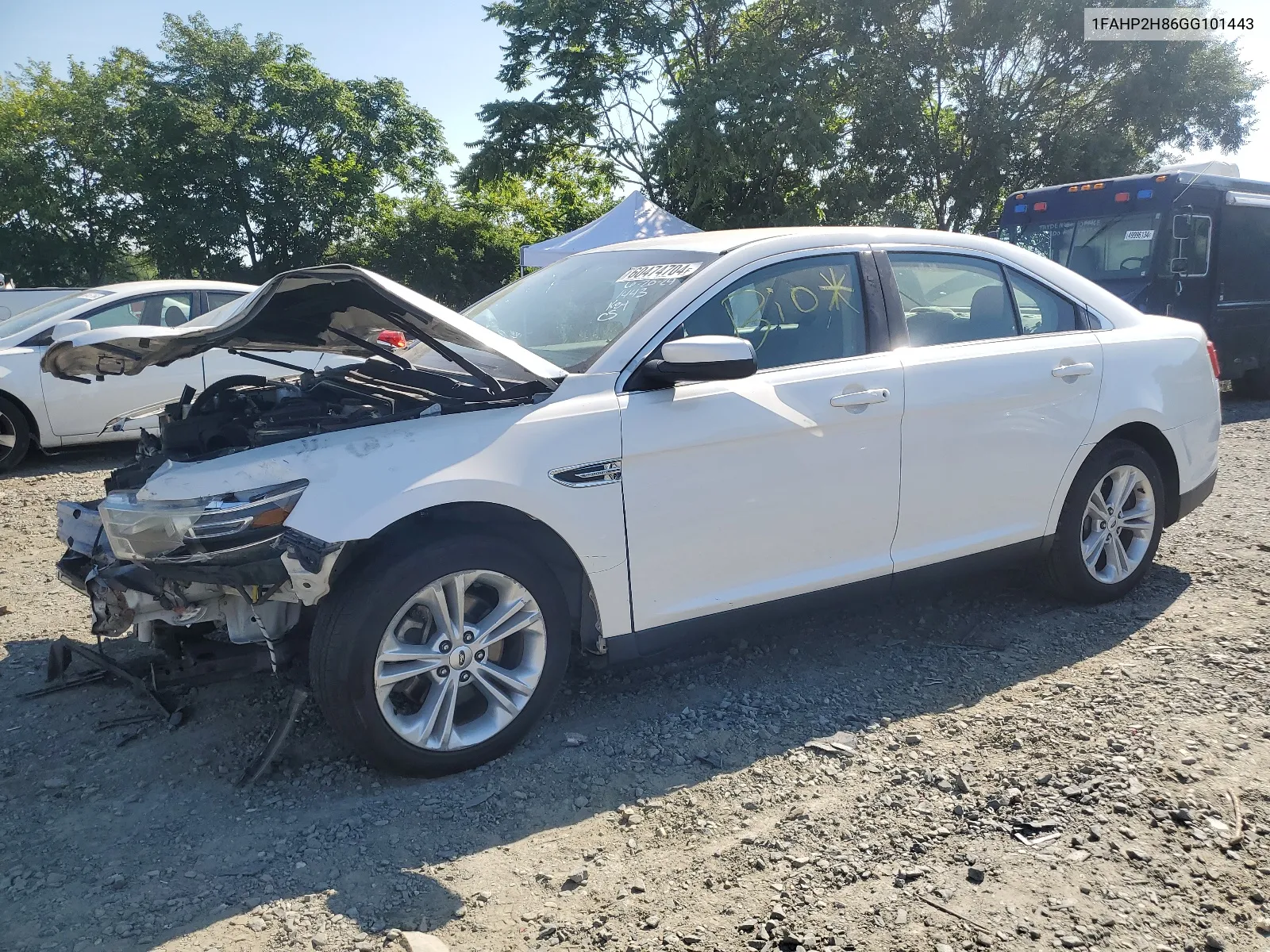 2016 Ford Taurus Sel VIN: 1FAHP2H86GG101443 Lot: 60474704