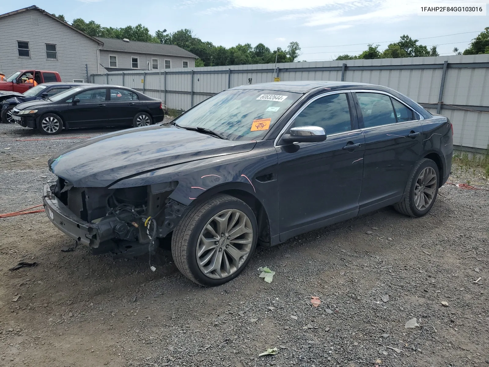 2016 Ford Taurus Limited VIN: 1FAHP2F84GG103016 Lot: 60632644