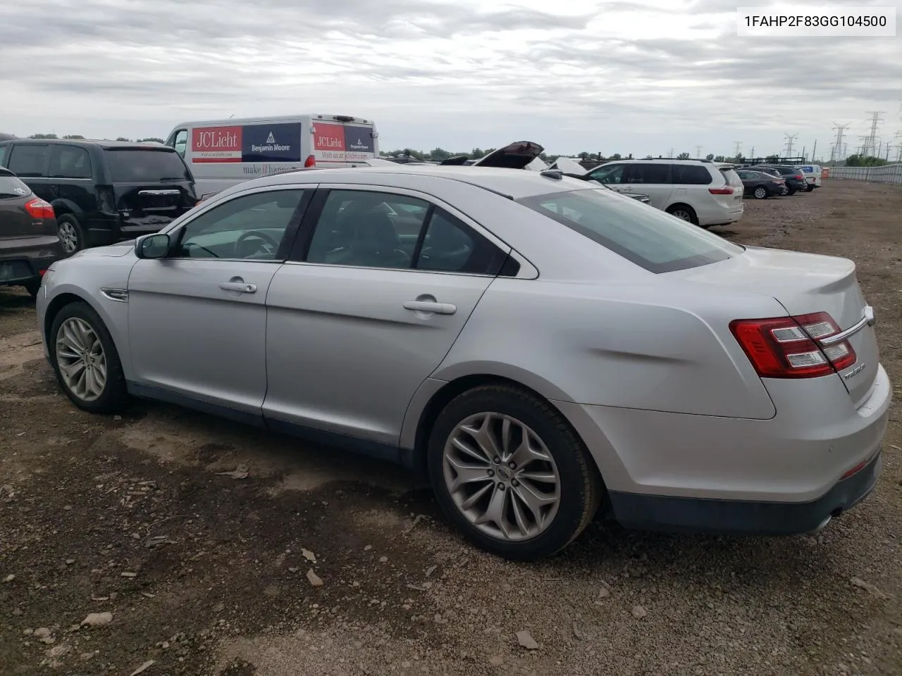 2016 Ford Taurus Limited VIN: 1FAHP2F83GG104500 Lot: 61036614