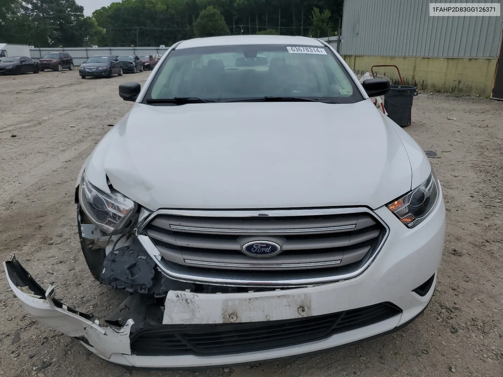 1FAHP2D83GG126371 2016 Ford Taurus Se