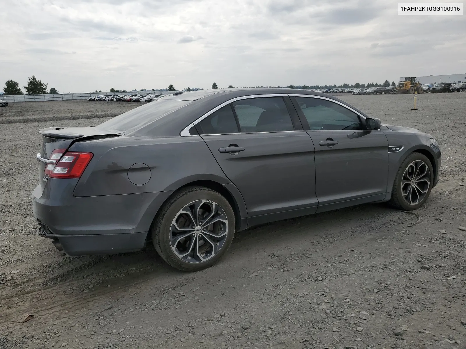 2016 Ford Taurus Sho VIN: 1FAHP2KT0GG100916 Lot: 65008504