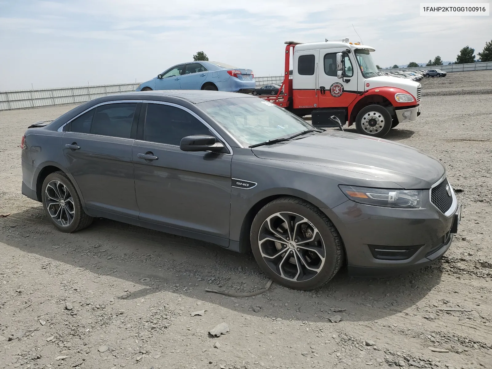 2016 Ford Taurus Sho VIN: 1FAHP2KT0GG100916 Lot: 65008504