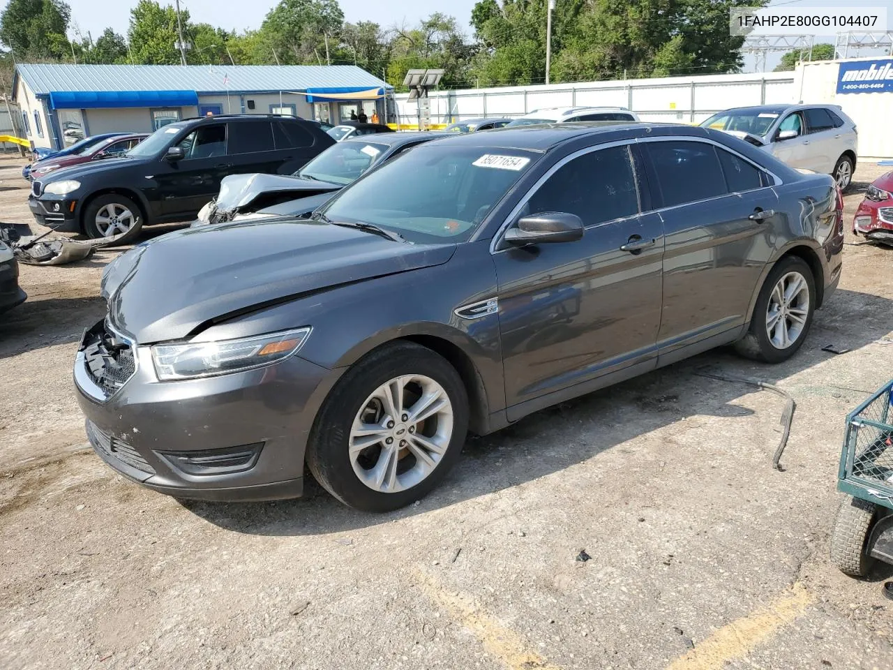 2016 Ford Taurus Sel VIN: 1FAHP2E80GG104407 Lot: 65071654