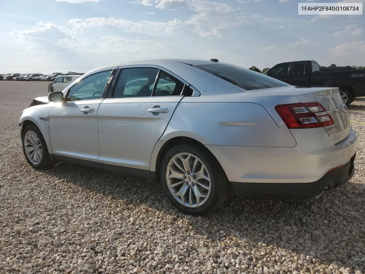 1FAHP2F84GG108734 2016 Ford Taurus Limited