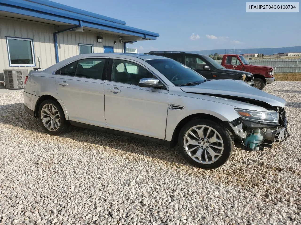 2016 Ford Taurus Limited VIN: 1FAHP2F84GG108734 Lot: 65254894