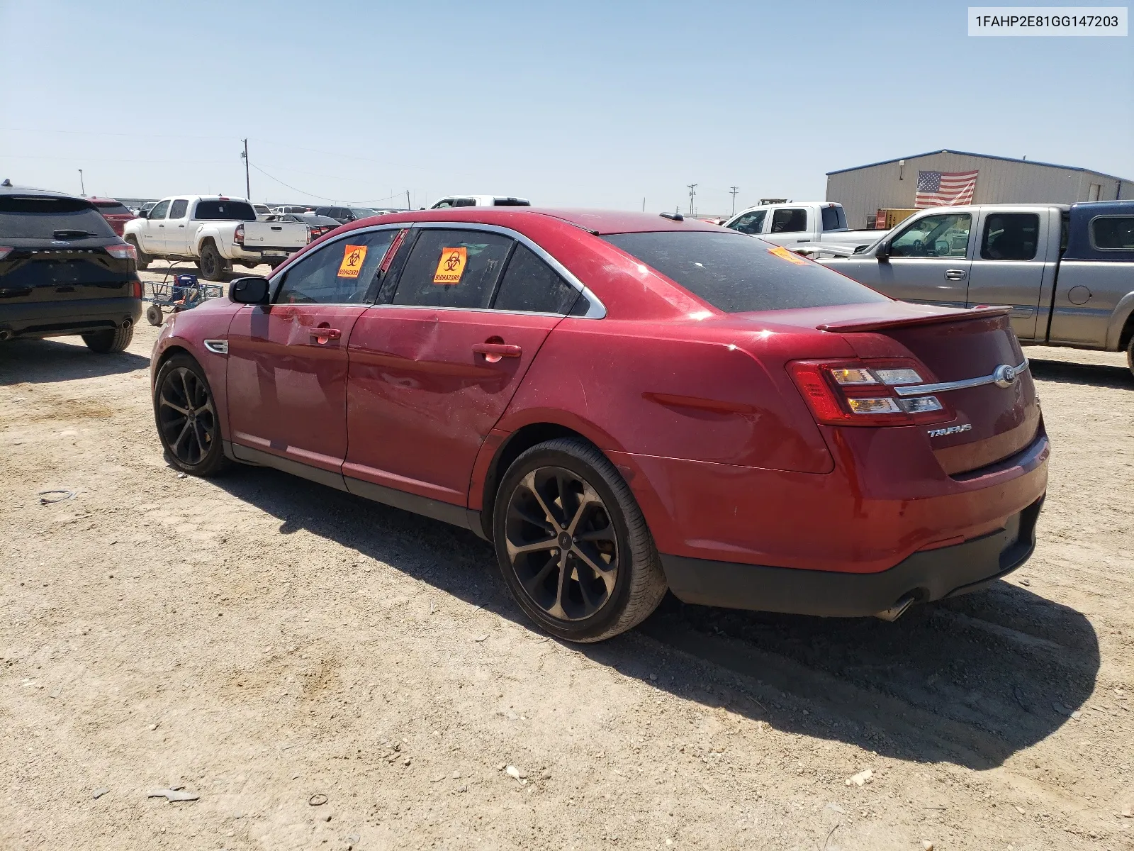 2016 Ford Taurus Sel VIN: 1FAHP2E81GG147203 Lot: 66604174