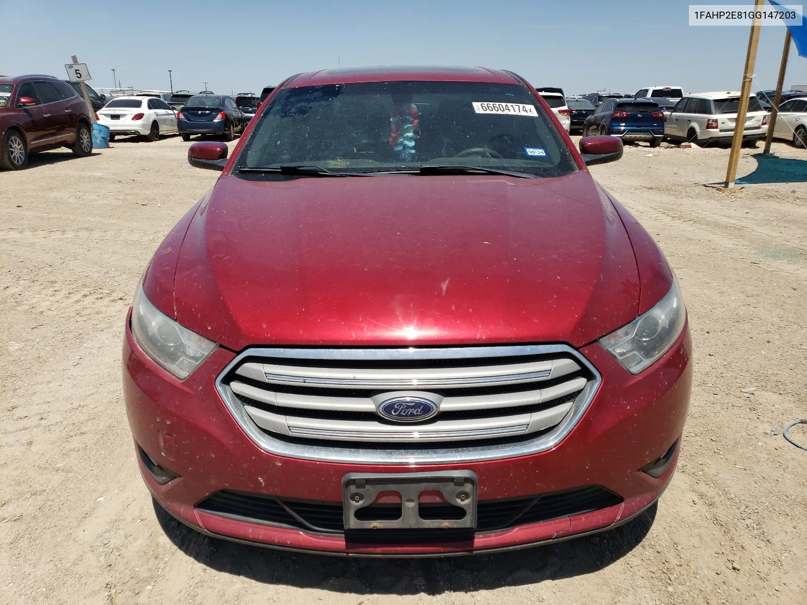 2016 Ford Taurus Sel VIN: 1FAHP2E81GG147203 Lot: 66604174