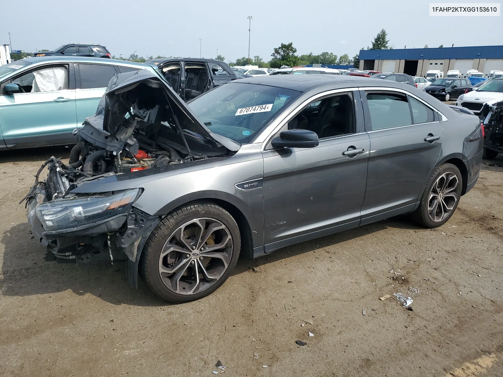 1FAHP2KTXGG153610 2016 Ford Taurus Sho