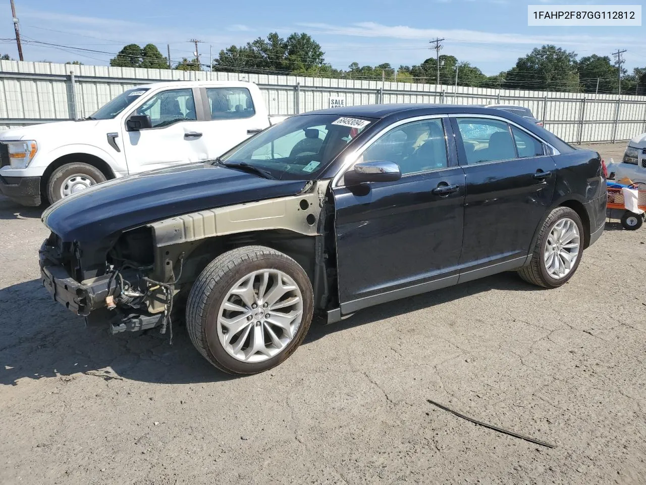 2016 Ford Taurus Limited VIN: 1FAHP2F87GG112812 Lot: 68493094