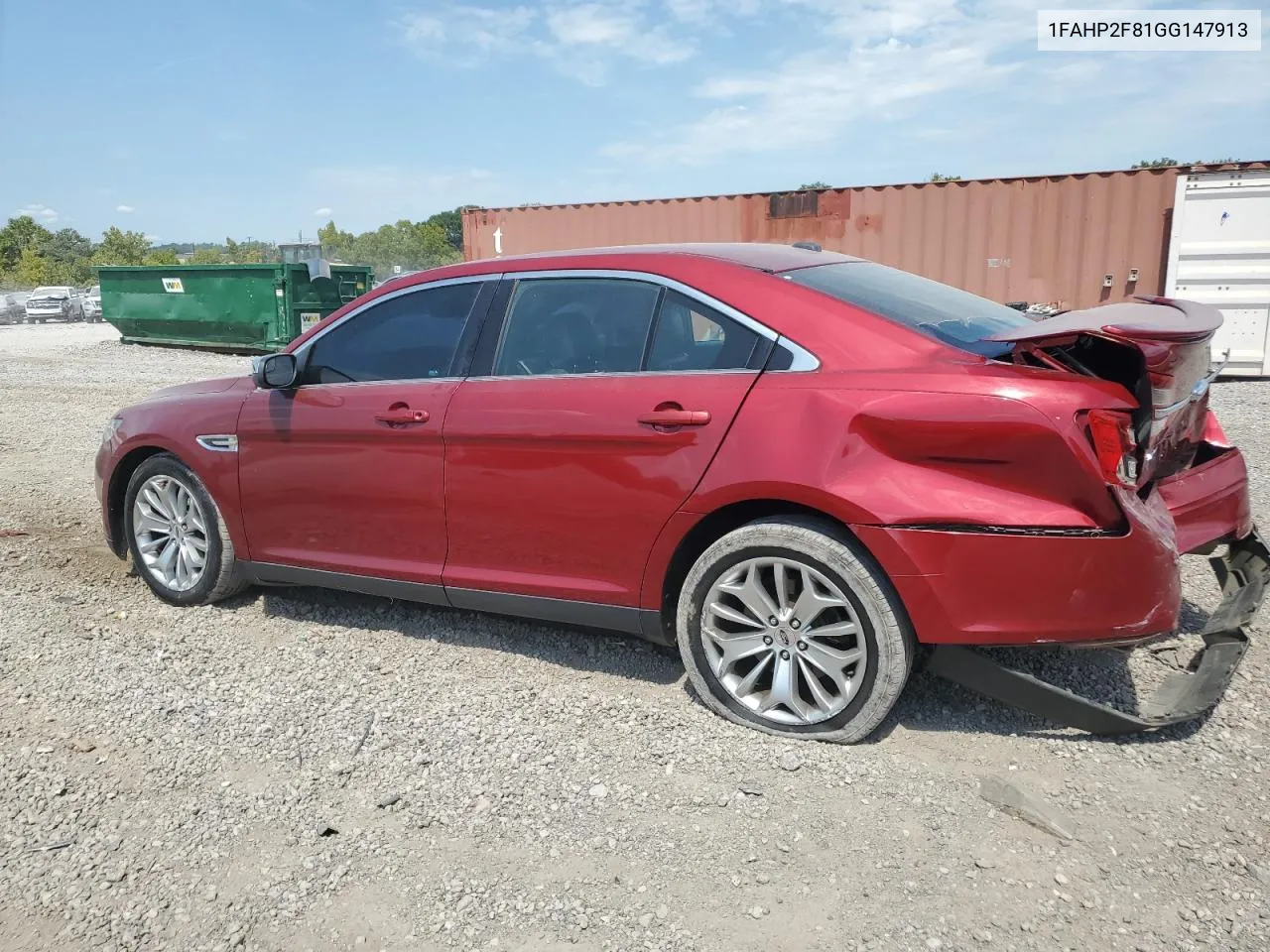 1FAHP2F81GG147913 2016 Ford Taurus Limited