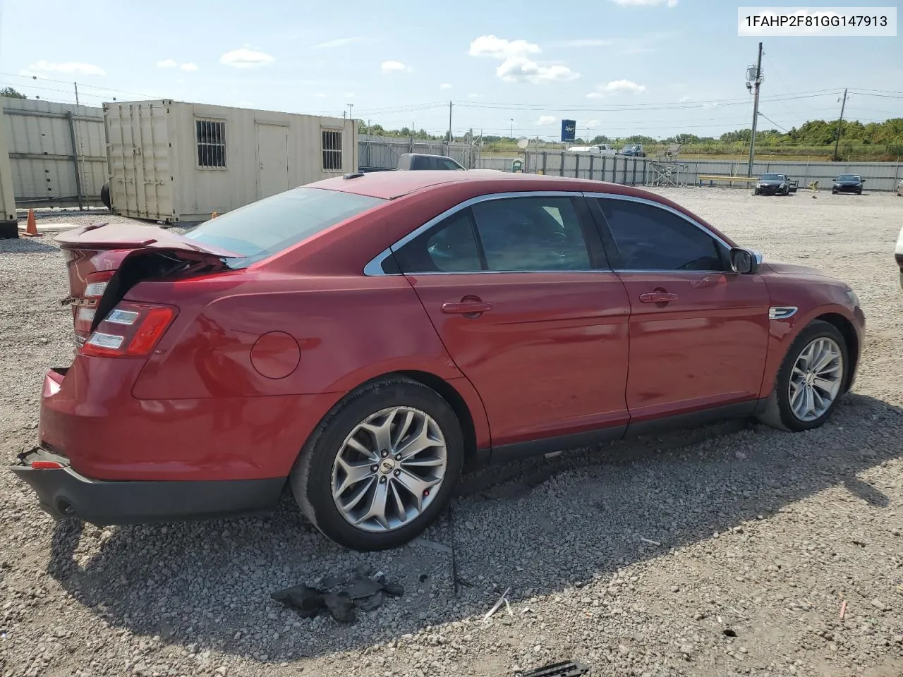 2016 Ford Taurus Limited VIN: 1FAHP2F81GG147913 Lot: 69256254