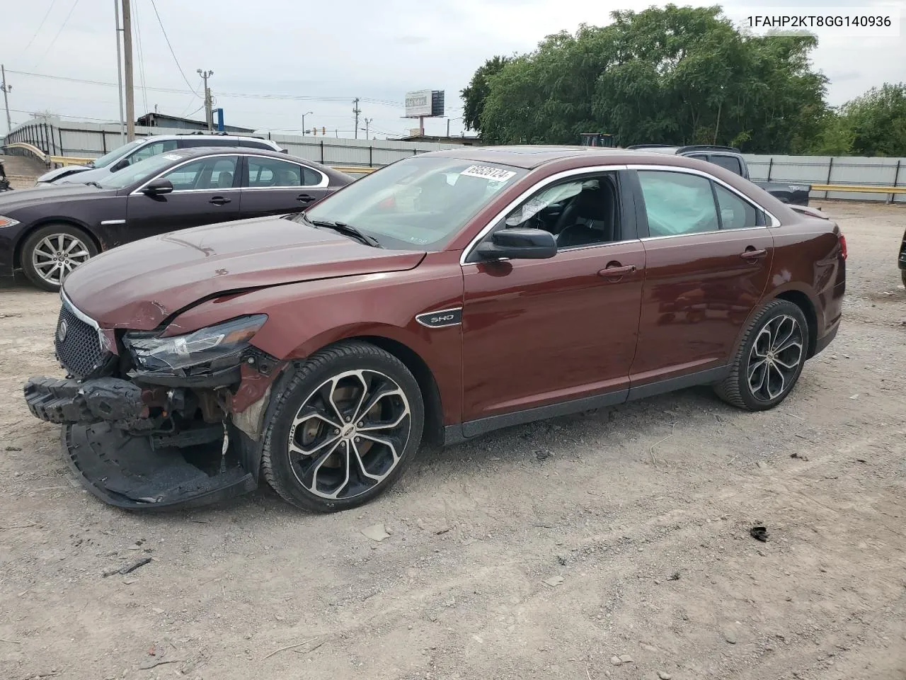 2016 Ford Taurus Sho VIN: 1FAHP2KT8GG140936 Lot: 69528124