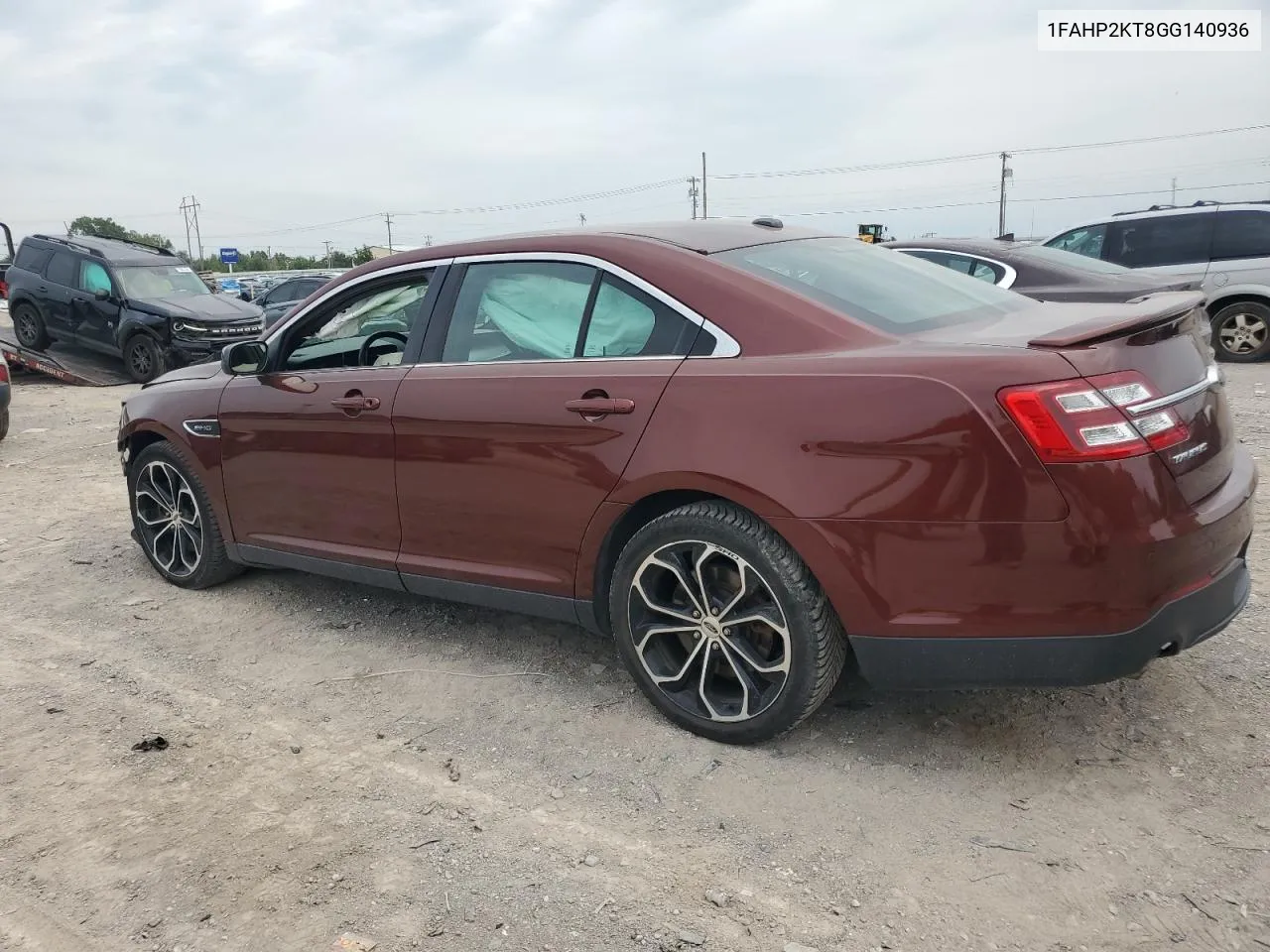 2016 Ford Taurus Sho VIN: 1FAHP2KT8GG140936 Lot: 69528124