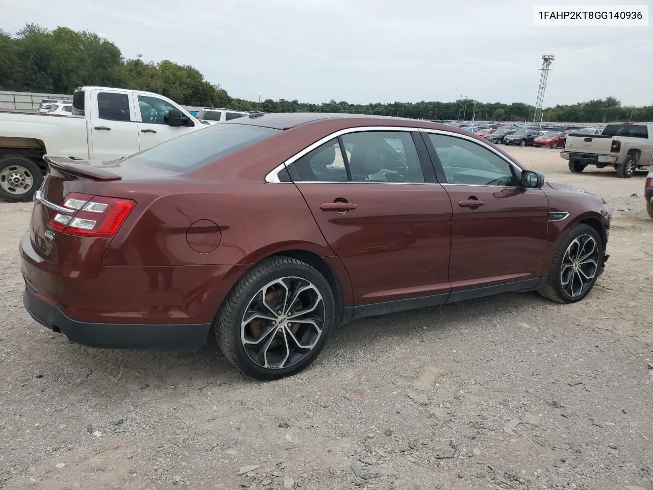 2016 Ford Taurus Sho VIN: 1FAHP2KT8GG140936 Lot: 69528124