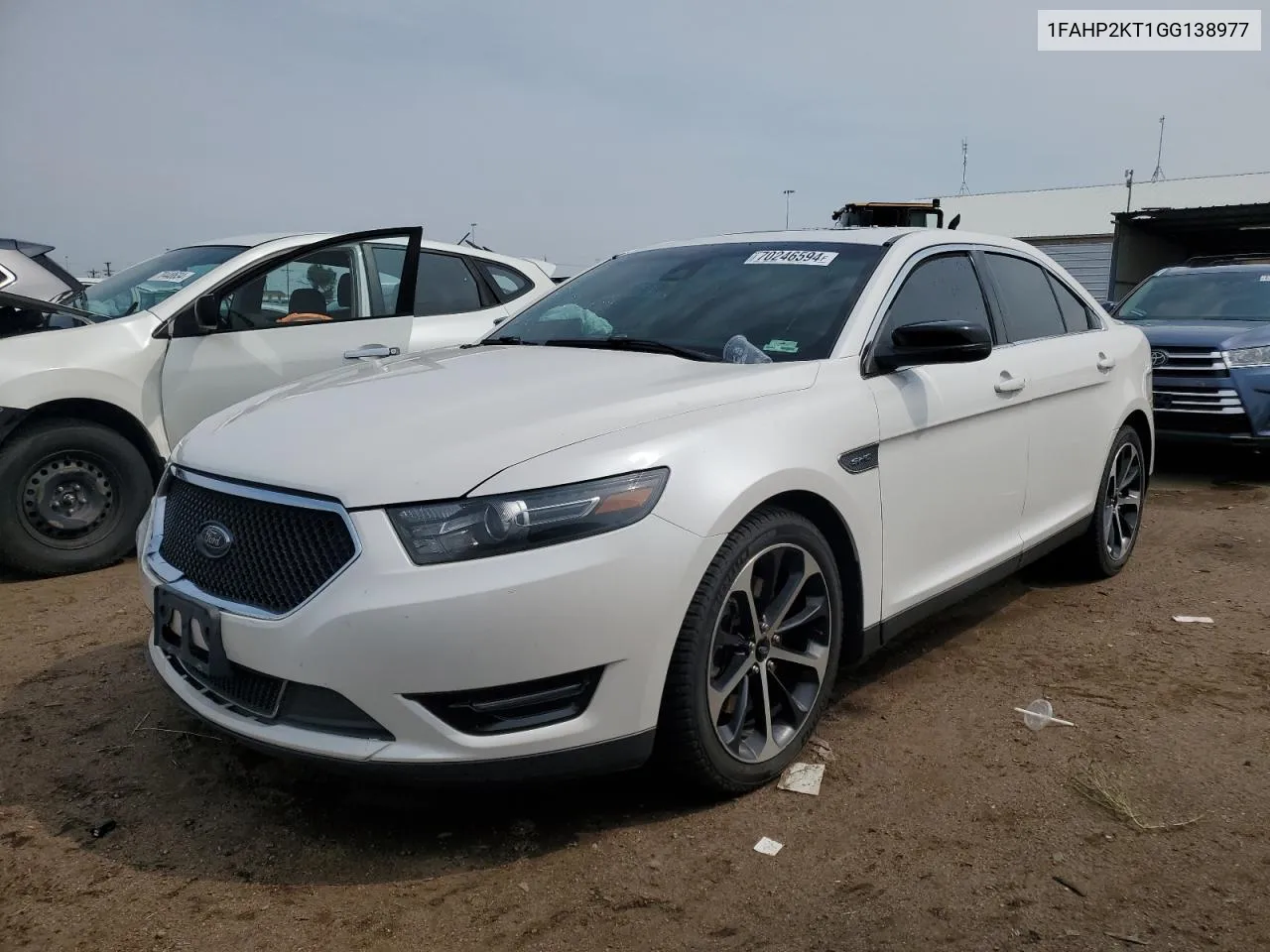 1FAHP2KT1GG138977 2016 Ford Taurus Sho