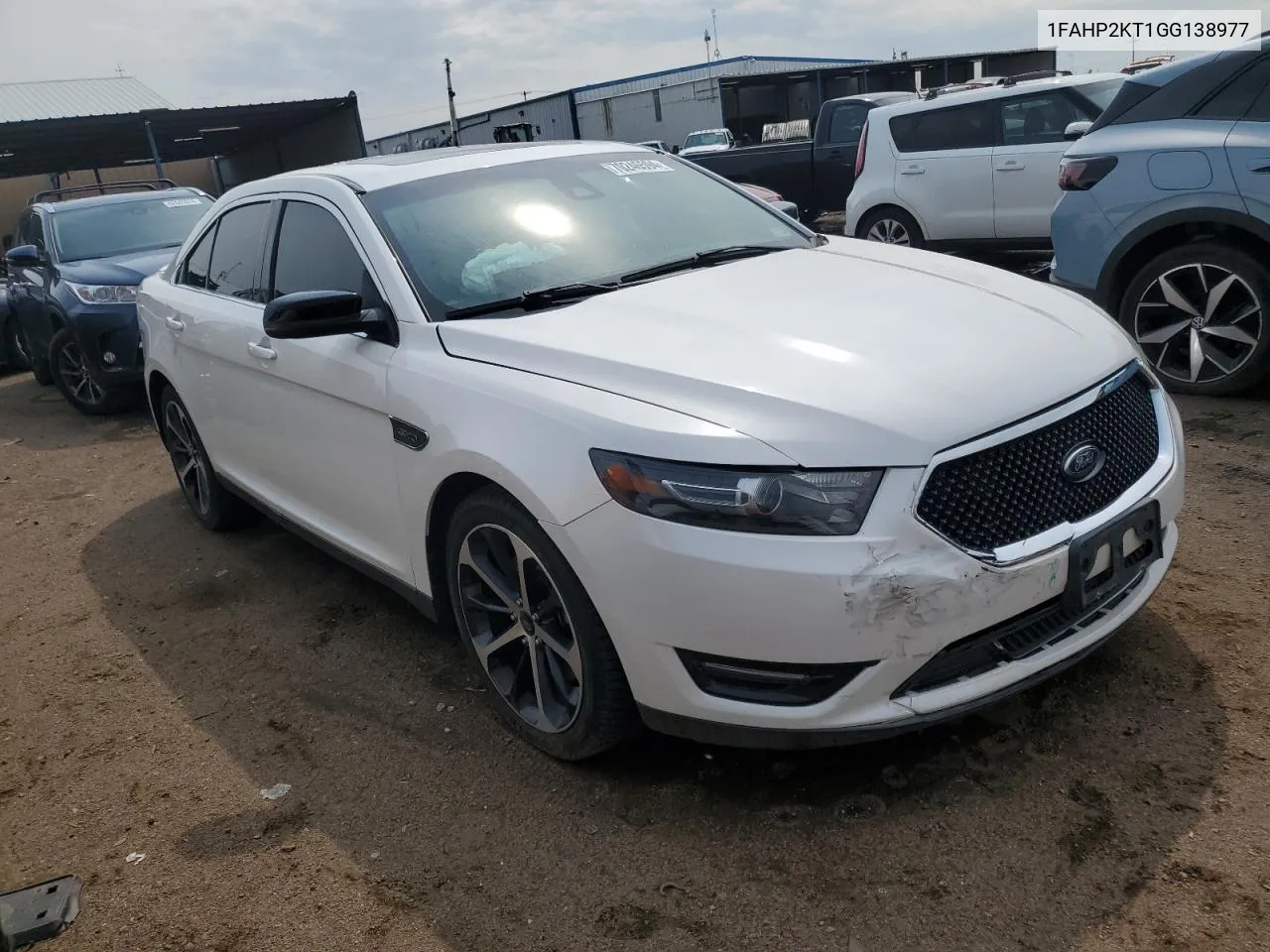 2016 Ford Taurus Sho VIN: 1FAHP2KT1GG138977 Lot: 70246594