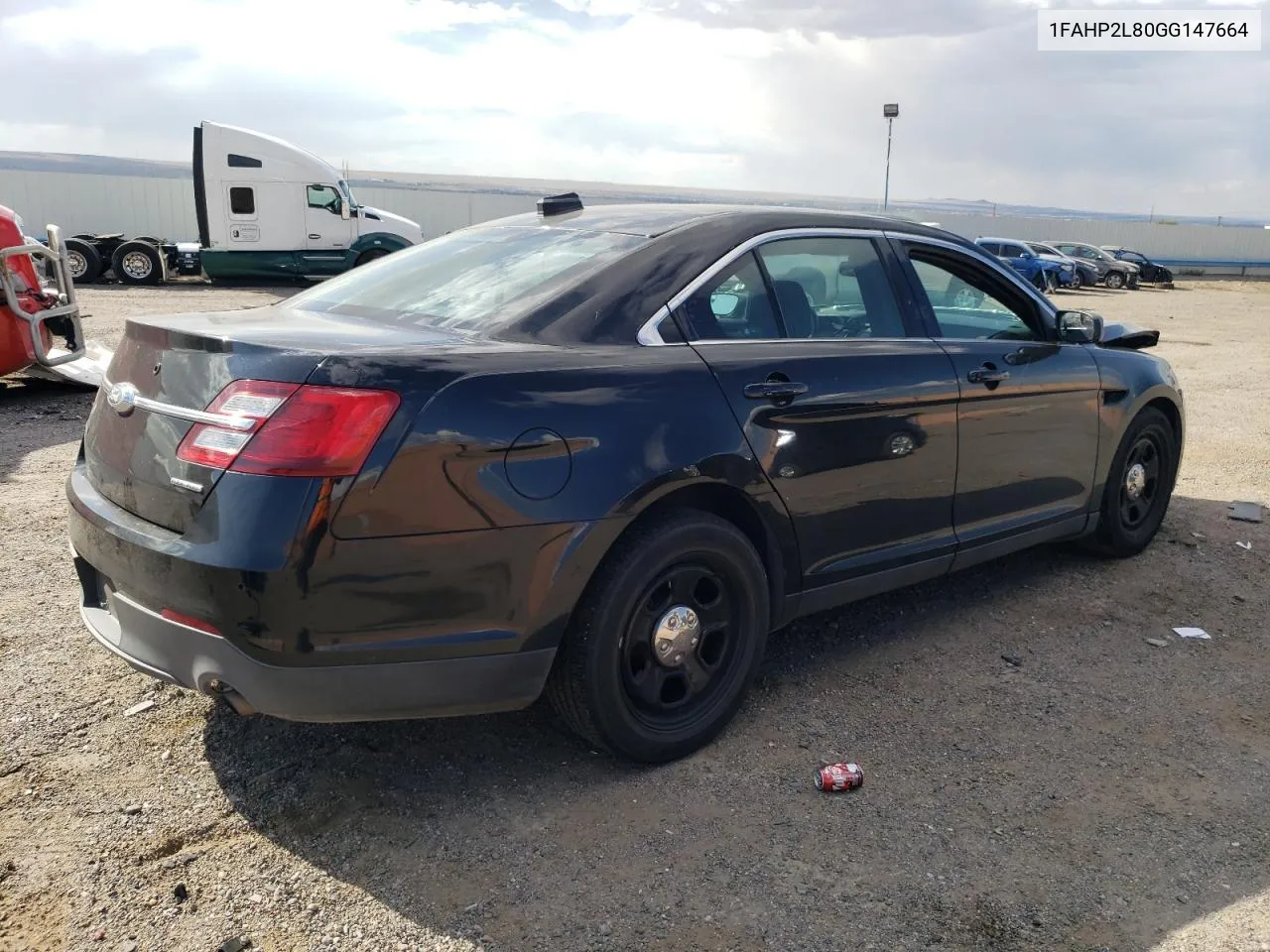 2016 Ford Taurus Police Interceptor VIN: 1FAHP2L80GG147664 Lot: 70564474