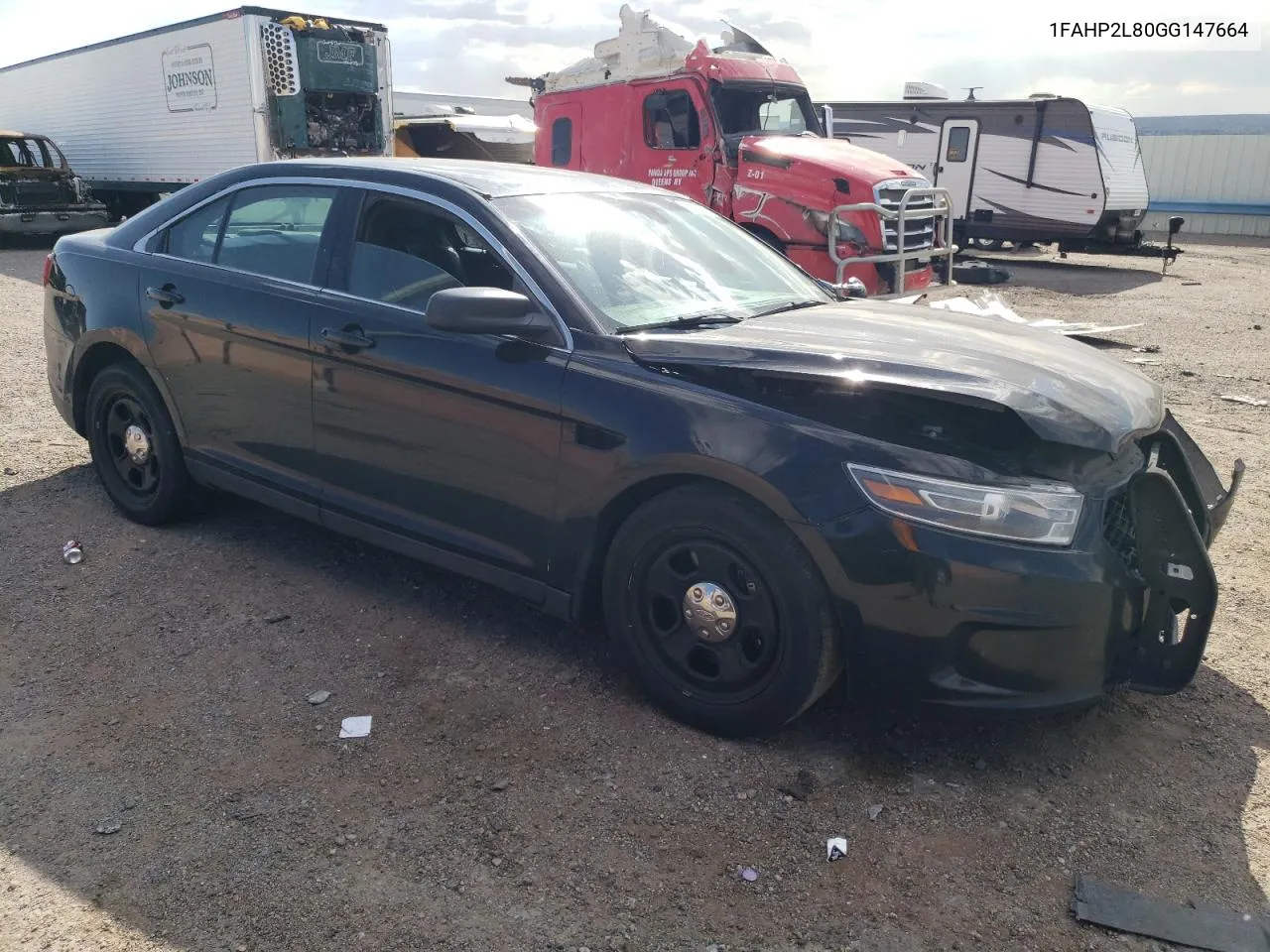 2016 Ford Taurus Police Interceptor VIN: 1FAHP2L80GG147664 Lot: 70564474