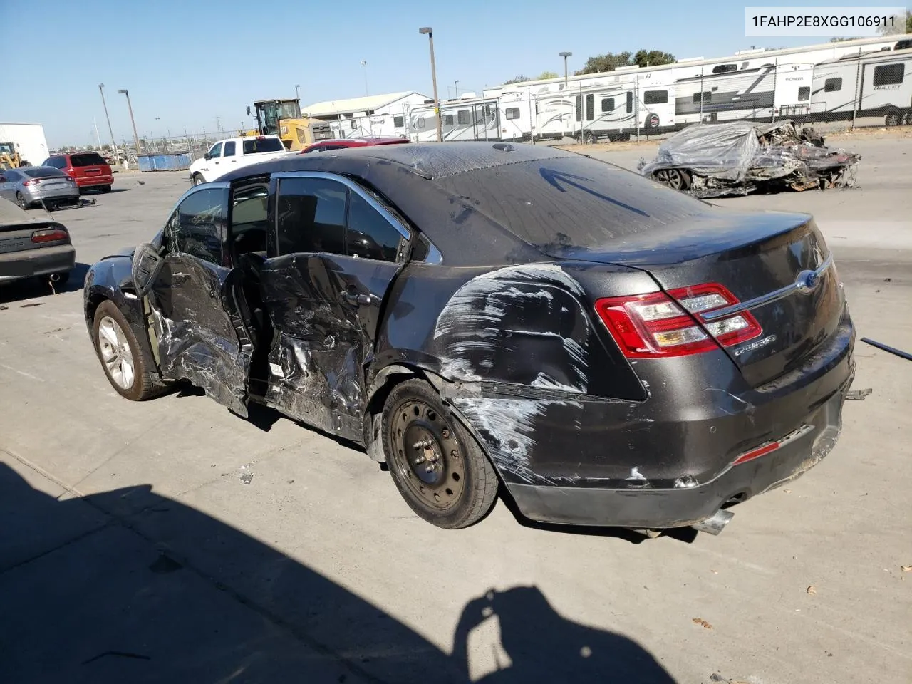 2016 Ford Taurus Sel VIN: 1FAHP2E8XGG106911 Lot: 72983404