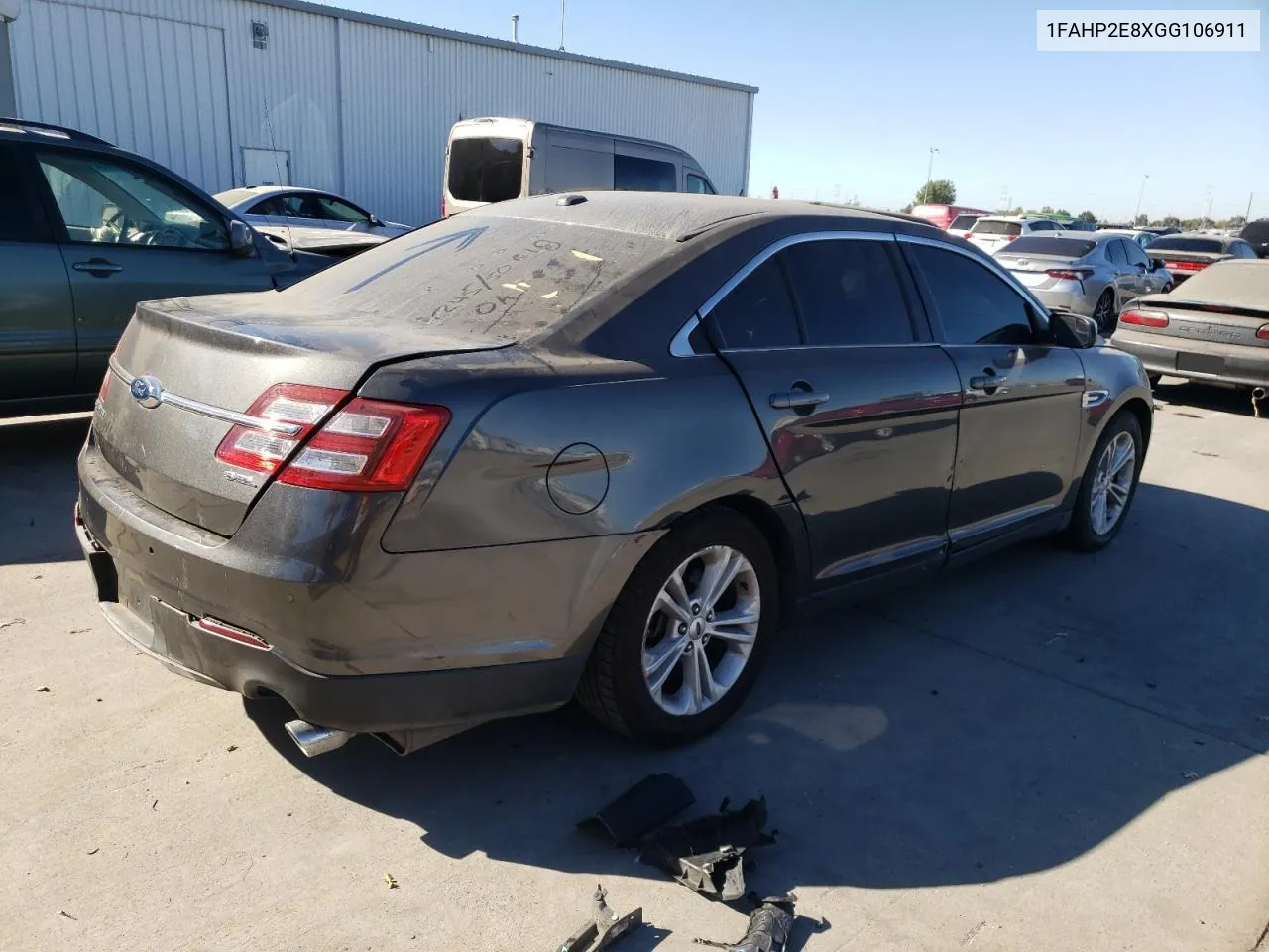 2016 Ford Taurus Sel VIN: 1FAHP2E8XGG106911 Lot: 72983404