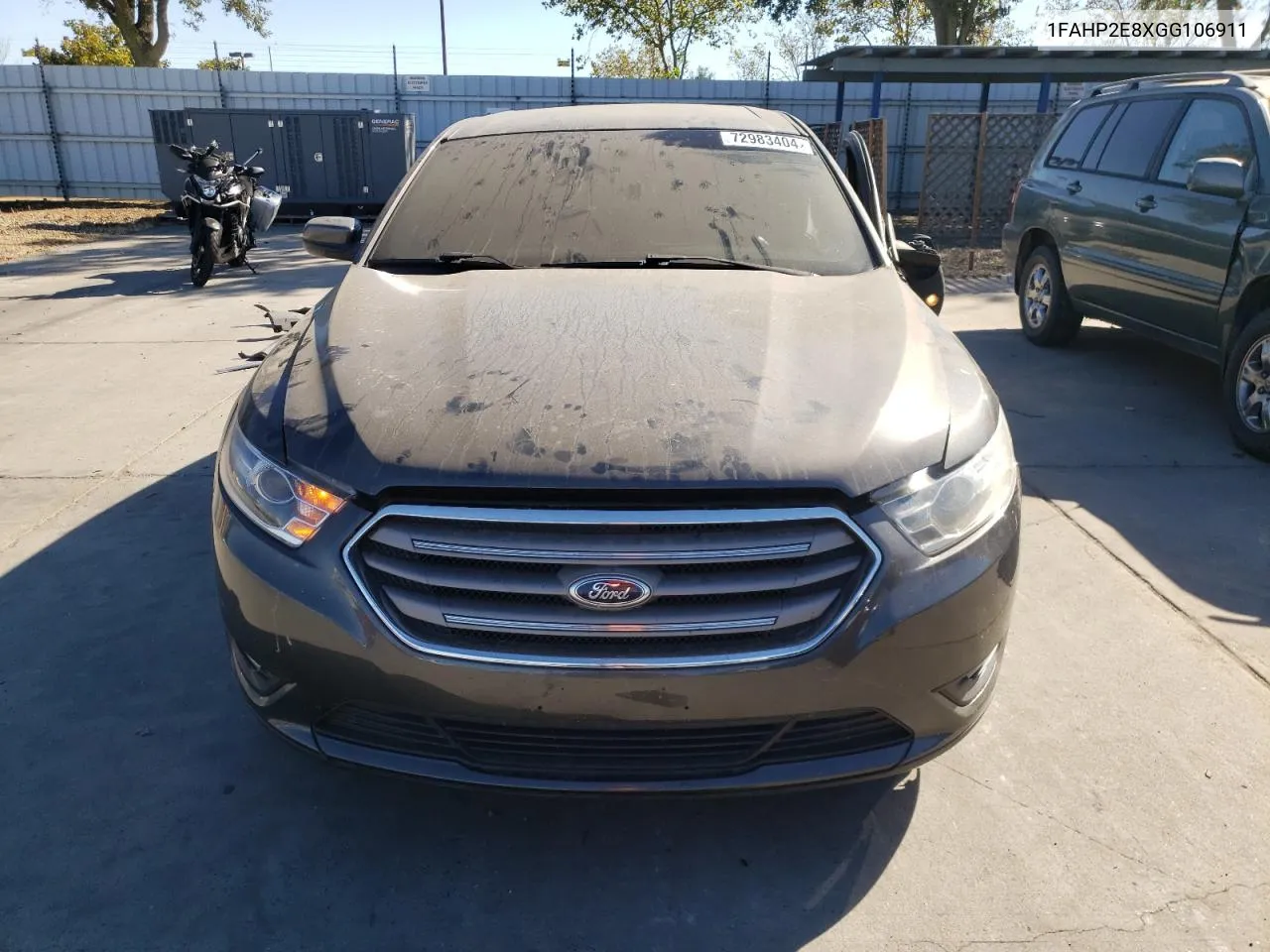 1FAHP2E8XGG106911 2016 Ford Taurus Sel