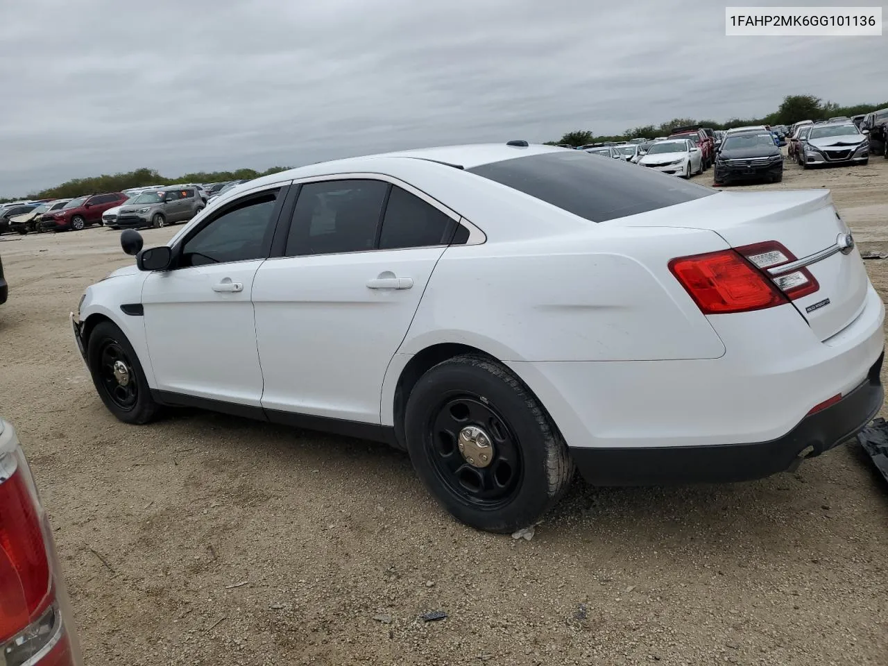 2016 Ford Taurus Police Interceptor VIN: 1FAHP2MK6GG101136 Lot: 76095133