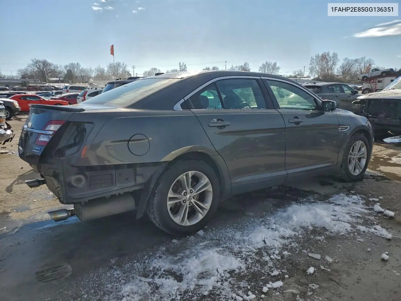 1FAHP2E85GG136351 2016 Ford Taurus Sel
