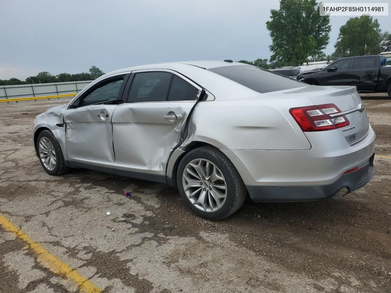 2017 Ford Taurus Limited VIN: 1FAHP2F85HG114981 Lot: 54802954