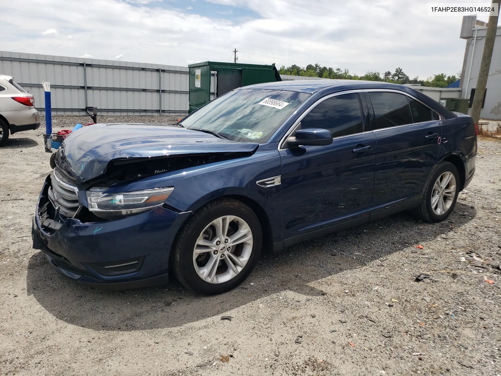 2017 Ford Taurus Sel VIN: 1FAHP2E83HG146524 Lot: 60098684