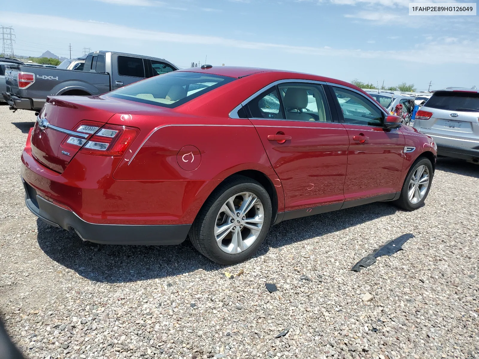 2017 Ford Taurus Sel VIN: 1FAHP2E89HG126049 Lot: 63835054