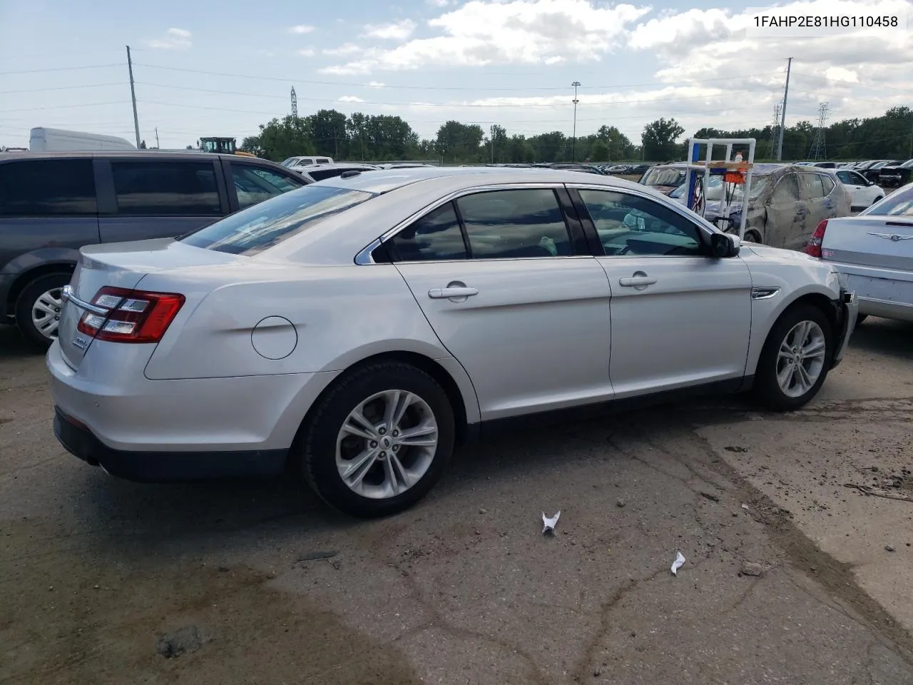 2017 Ford Taurus Sel VIN: 1FAHP2E81HG110458 Lot: 64020304