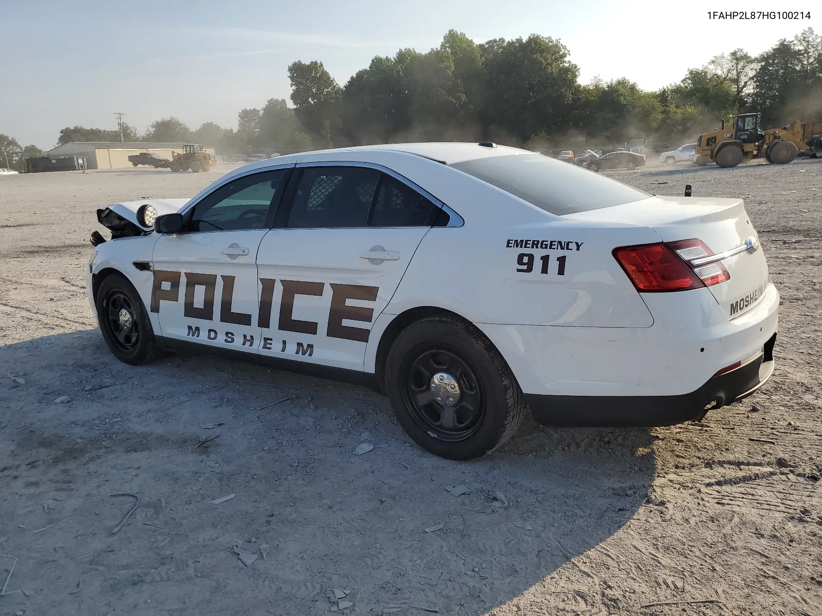 1FAHP2L87HG100214 2017 Ford Taurus Police Interceptor