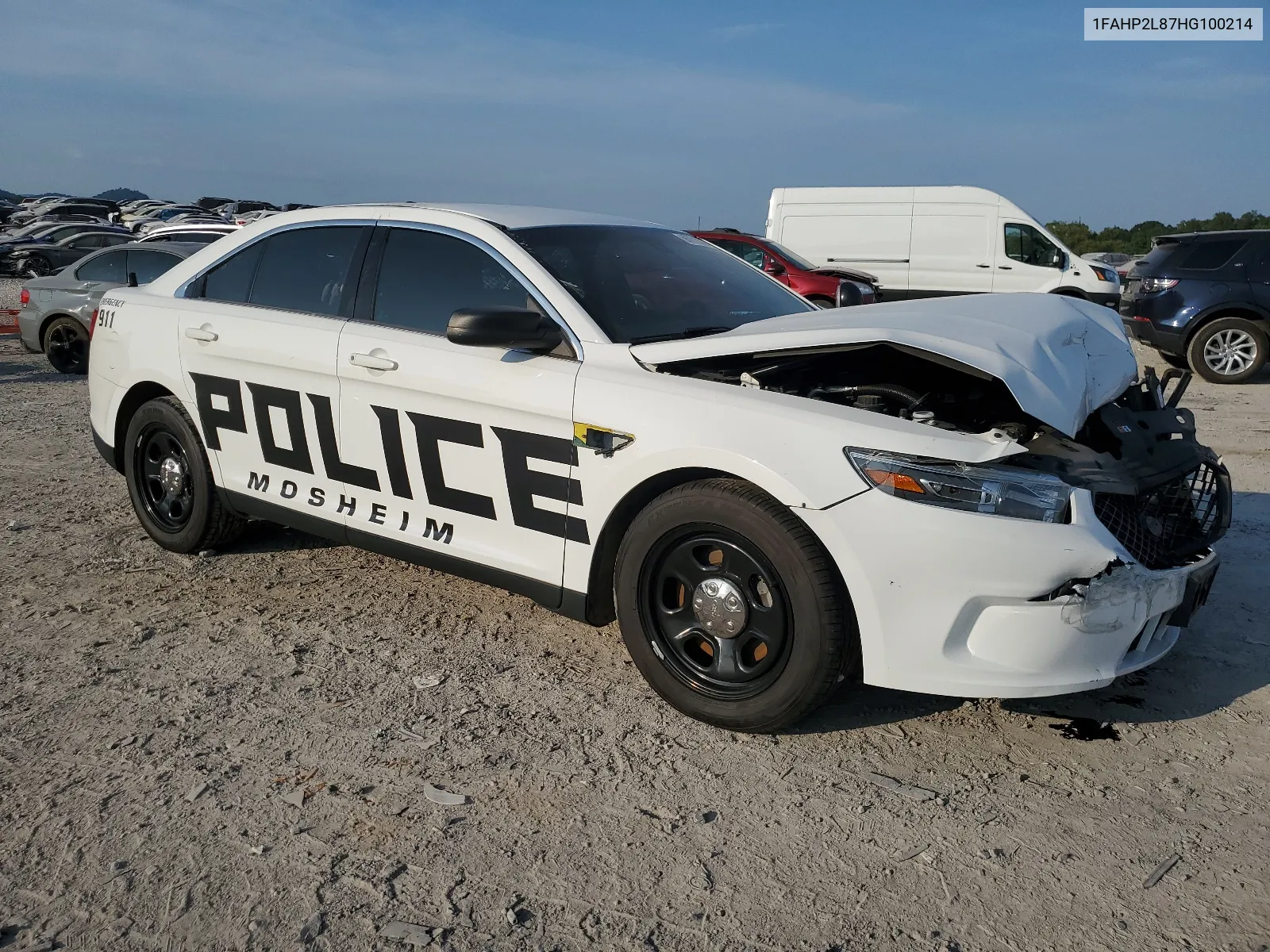 2017 Ford Taurus Police Interceptor VIN: 1FAHP2L87HG100214 Lot: 66761984