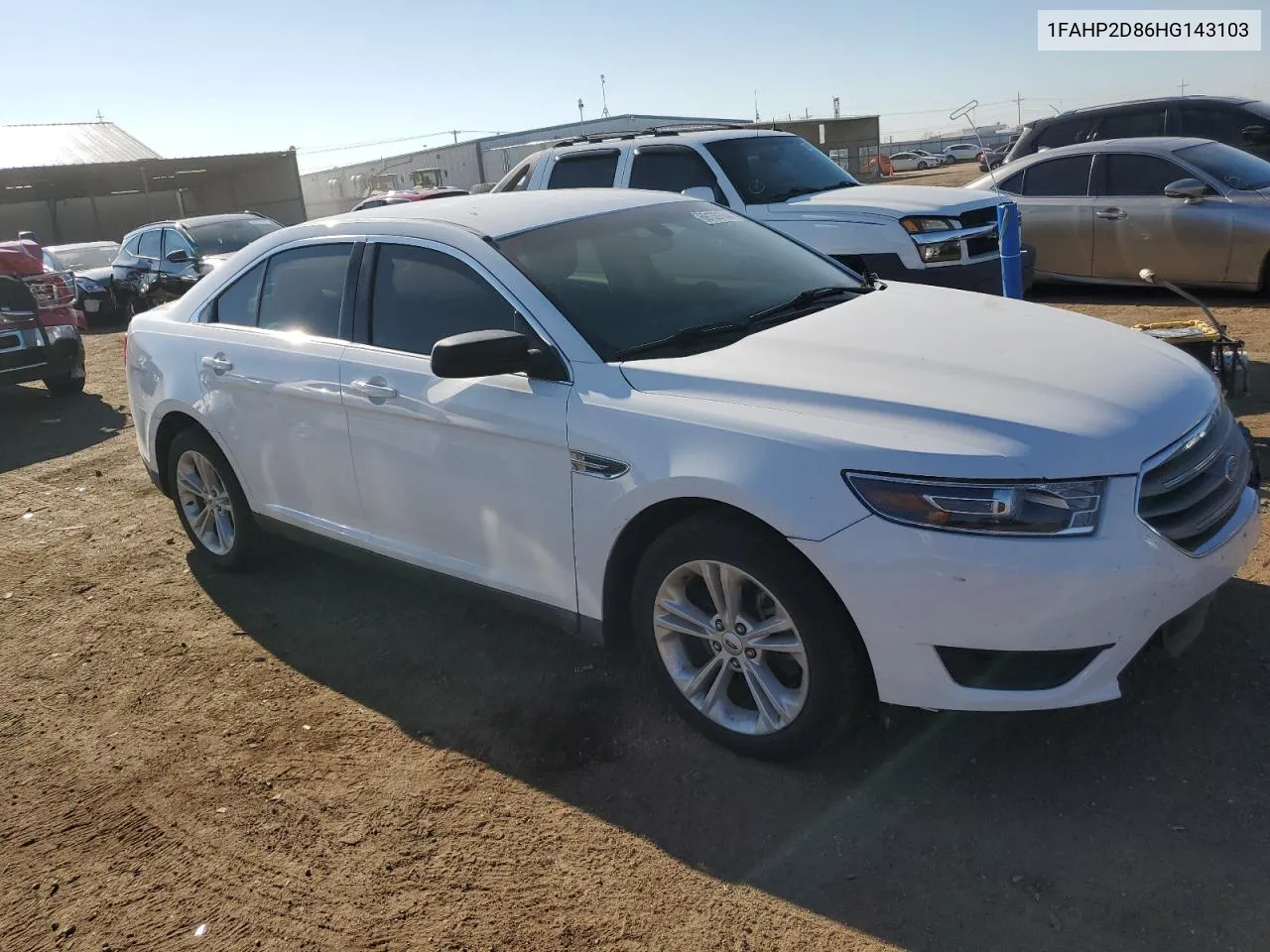 1FAHP2D86HG143103 2017 Ford Taurus Se